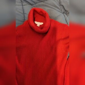 Red Turtleneck Sweater